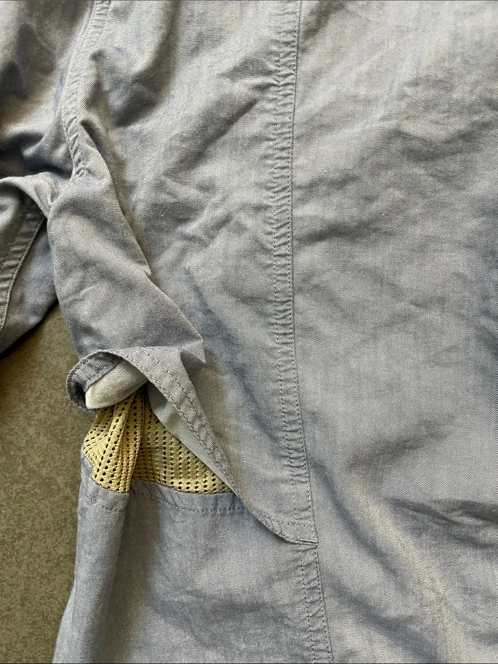 ExOfficio Men's Chambray Utility Shirt Jacket S